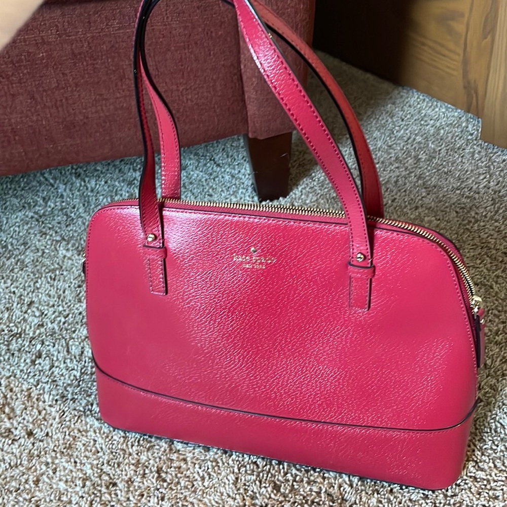 Red Kate Spade large purse